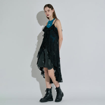 ANNA SUI NYC AMERICAN-SLEEVE TANK TOP アナスイ エヌワイシー アメスリタンクトップ 15213279【レディース ノースリーブ タンクトップ フライス素材 ロゴ刺繍 カップ付き インナー 25FW】