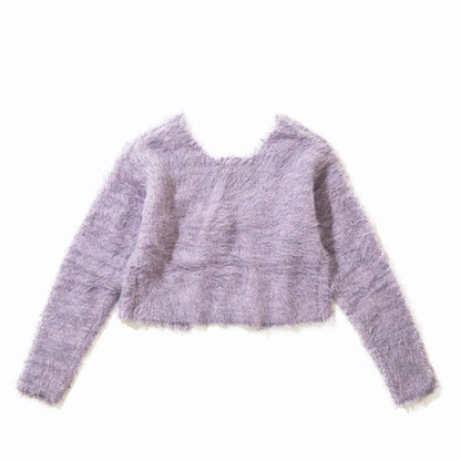 ANNA SUI NYC FEATHER YARN BELT CARDIGAN アナスイ エヌワイシー フェザーヤーンベルトカーディガン 15214307【レディース カーディガン シャギー 前後2WAY  25FW】