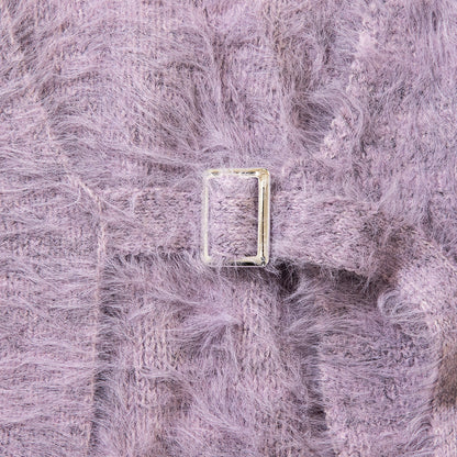 ANNA SUI NYC FEATHER YARN BELT CARDIGAN アナスイ エヌワイシー フェザーヤーンベルトカーディガン 15214307【レディース カーディガン シャギー 前後2WAY  25FW】