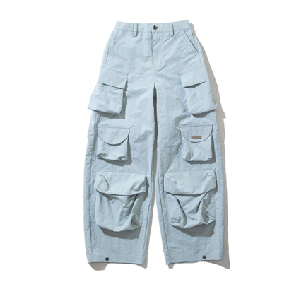 ANNA SUI NYC MATTE BAGGY LONG PANTS アナスイ エヌワイシー マットバギーロングパンツ 15230284【レディース ワイドシルエット ミリタリー ポケット デザインパンツ 25FW】