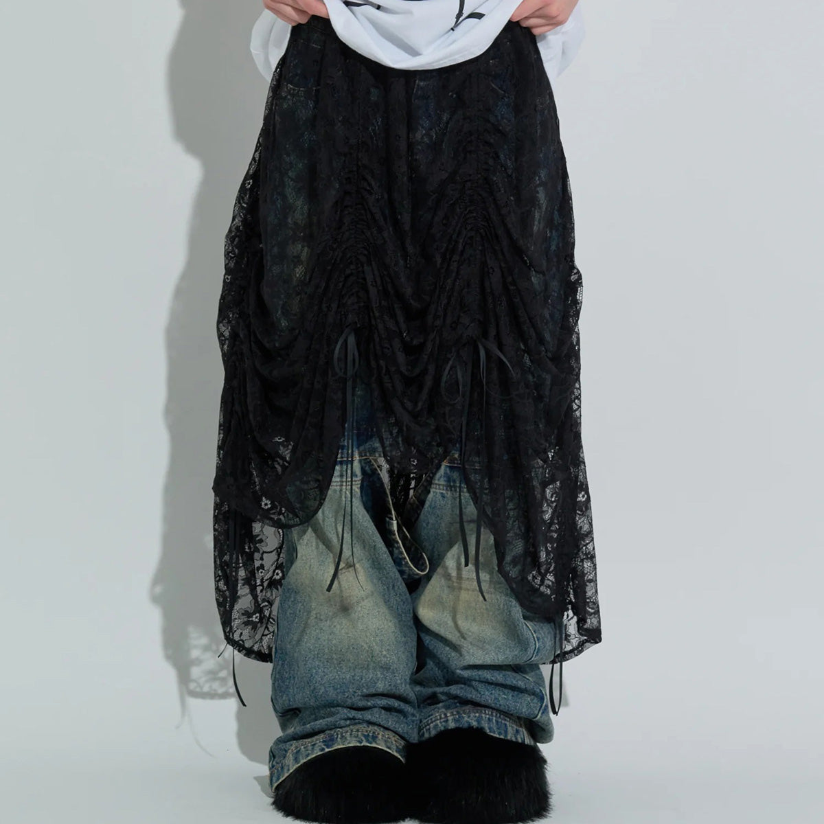 ANNA SUI NYC Multi-Sharing Skirt アナスイ エヌワイシー マルチシャーリングスカート 15234289【レディース WOMENブランド 楽天NG 25FW】