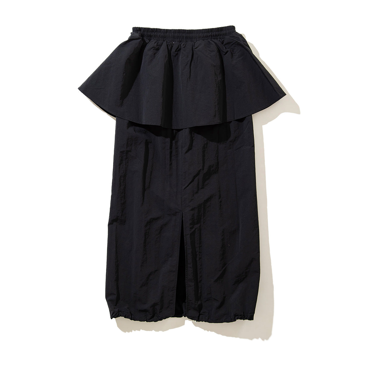 ANNA SUI NYC MATT LONG SKIRT アナスイ エヌワイシー マットロングスカート 15234292【レディース ロングスカート ナイロン ペプラム ドローコード  25FW】