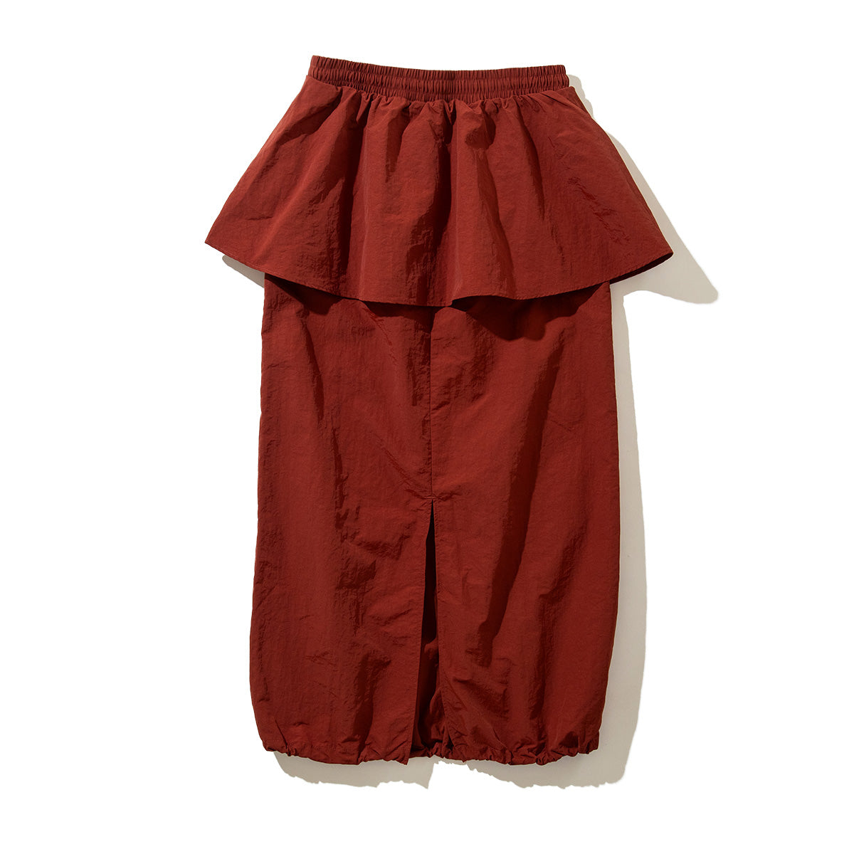 ANNA SUI NYC MATT LONG SKIRT アナスイ エヌワイシー マットロングスカート 15234292【レディース ロングスカート ナイロン ペプラム ドローコード  25FW】