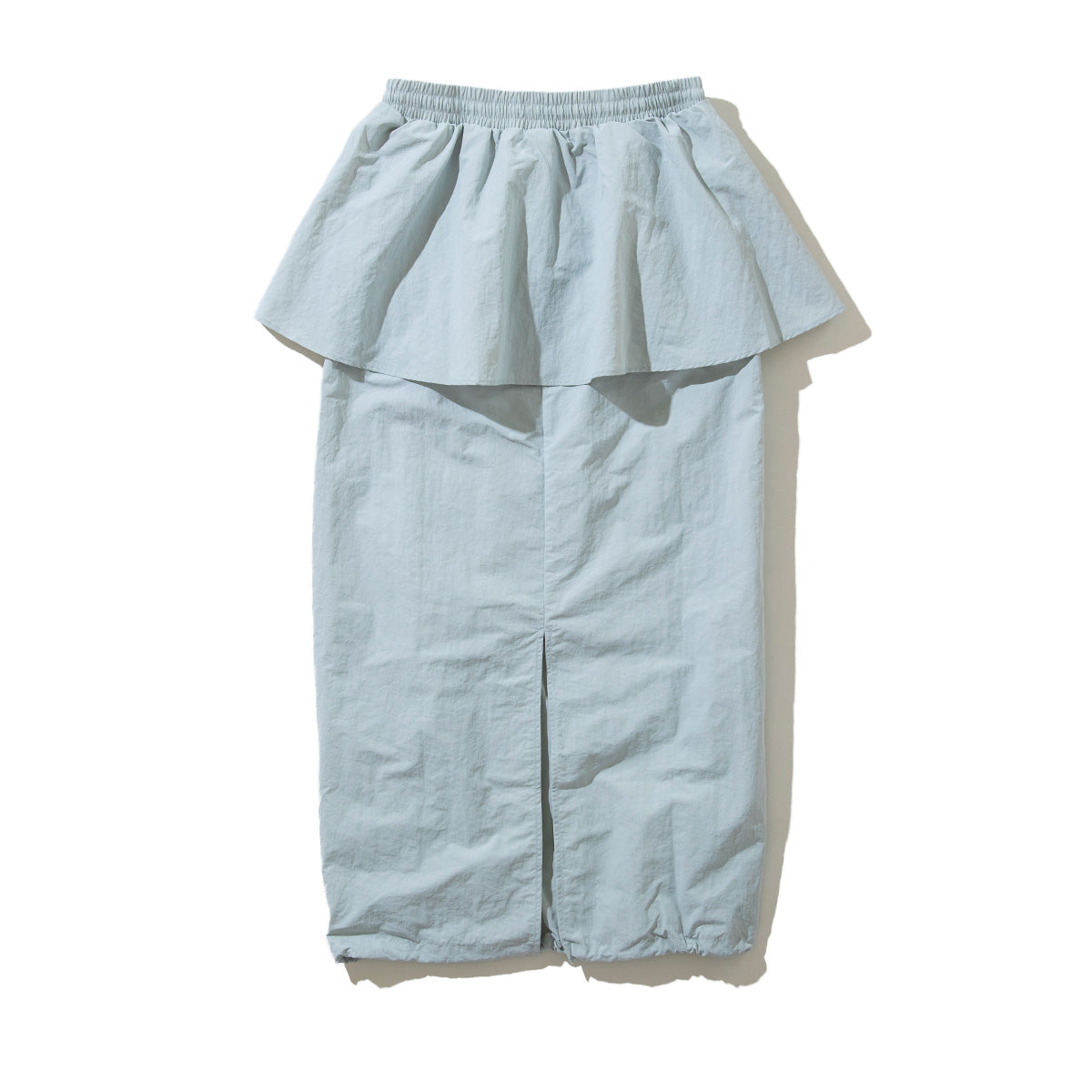 ANNA SUI NYC MATT LONG SKIRT アナスイ エヌワイシー マットロングスカート 15234292【レディース ロングスカート ナイロン ペプラム ドローコード  25FW】