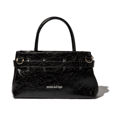 ANNA SUI NYC FAKE LEATHER BELT DESIGN BAG アナスイ エヌワイシー フェイクレザーベルトデザインバッグ 15261327【レディース ショルダーバッグ 2way フェイクレザー メタリック 25FW】