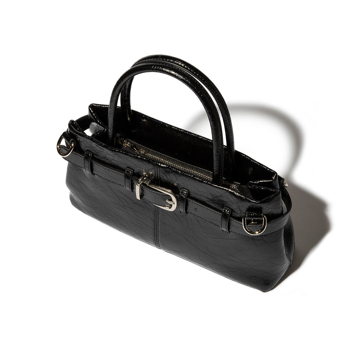 ANNA SUI NYC FAKE LEATHER BELT DESIGN BAG アナスイ エヌワイシー フェイクレザーベルトデザインバッグ 15261327【レディース ショルダーバッグ 2way フェイクレザー メタリック 25FW】