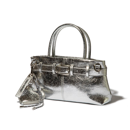 ANNA SUI NYC FAKE LEATHER BELT DESIGN BAG アナスイ エヌワイシー フェイクレザーベルトデザインバッグ 15261327【レディース ショルダーバッグ 2way フェイクレザー メタリック 25FW】