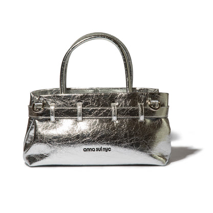 ANNA SUI NYC FAKE LEATHER BELT DESIGN BAG アナスイ エヌワイシー フェイクレザーベルトデザインバッグ 15261327【レディース ショルダーバッグ 2way フェイクレザー メタリック 25FW】