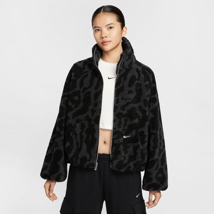 NIKE Women's High-Pile Fleece Jacket ナイキ ウィメンズ ハイパイル フリース ジャケット HV2071【レディース フリース ジャケット 暖かい 伸縮性 秋冬 25FW】