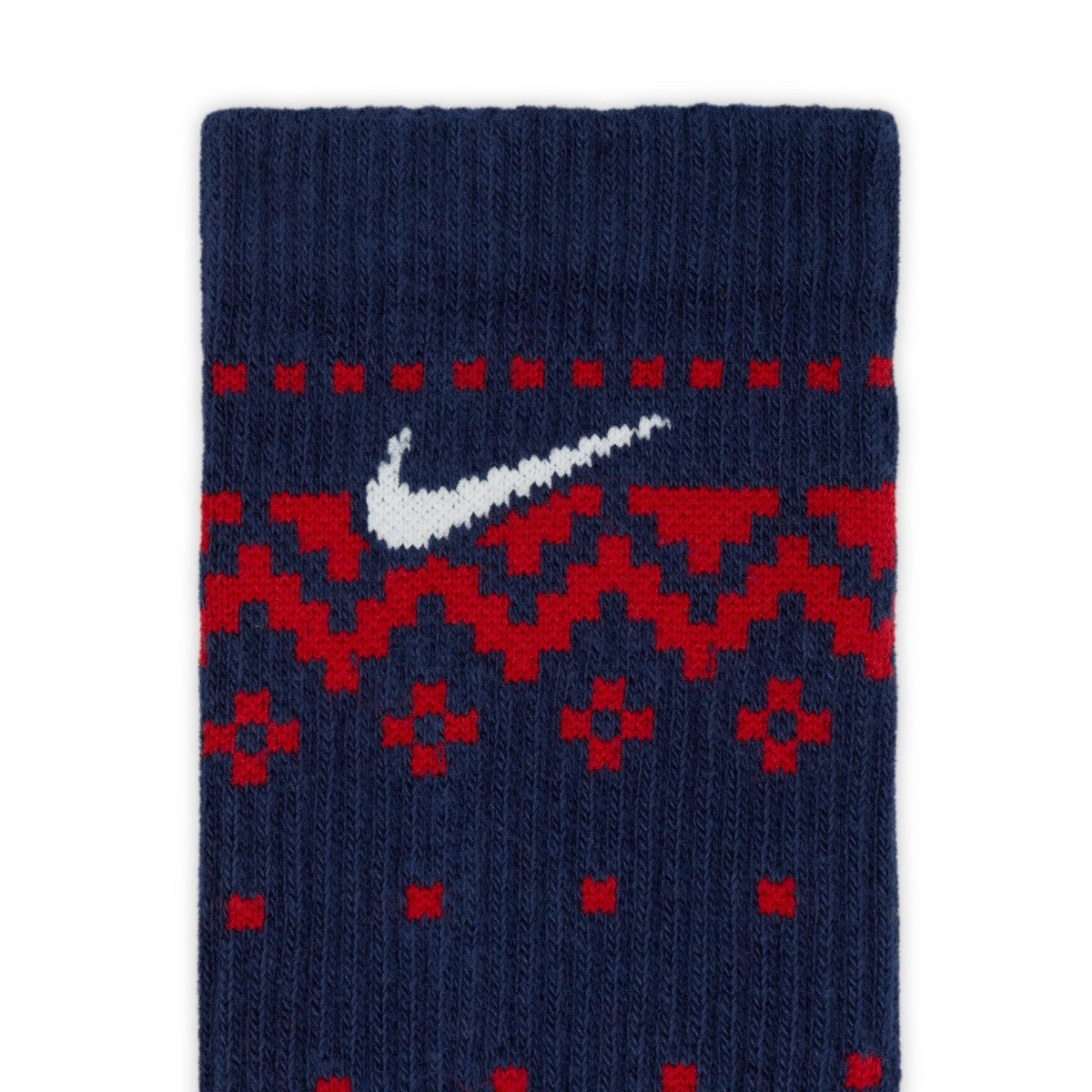 NIKE Everyday Plus Cushioned Winter Wonderland Crew Socks (2 Pairs) ナイキ エブリデイ プラス クッションド ウィンター ワンダーランド クルー ソックス (2足) HV6939【メンズ 速乾性 通気性 快適性 フィット サポート 吸汗 25FW】