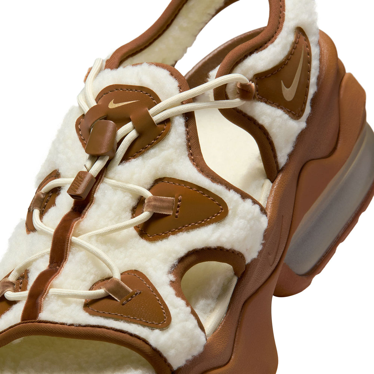 NIKE Air Max Koko ナイキ ウィメンズ エア マックス ココ サンダル WNTR NA HV8558-200【レディース サンダル 厚底 ボリュームソール フェイクファー 25FW】