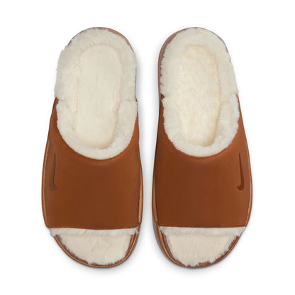 NIKE Calm Elevation Fur ナイキ ウィメンズカーム エレベーション ファー HV8560-200【レディース スライドサンダル 厚底 ボリュームソール 25FW】