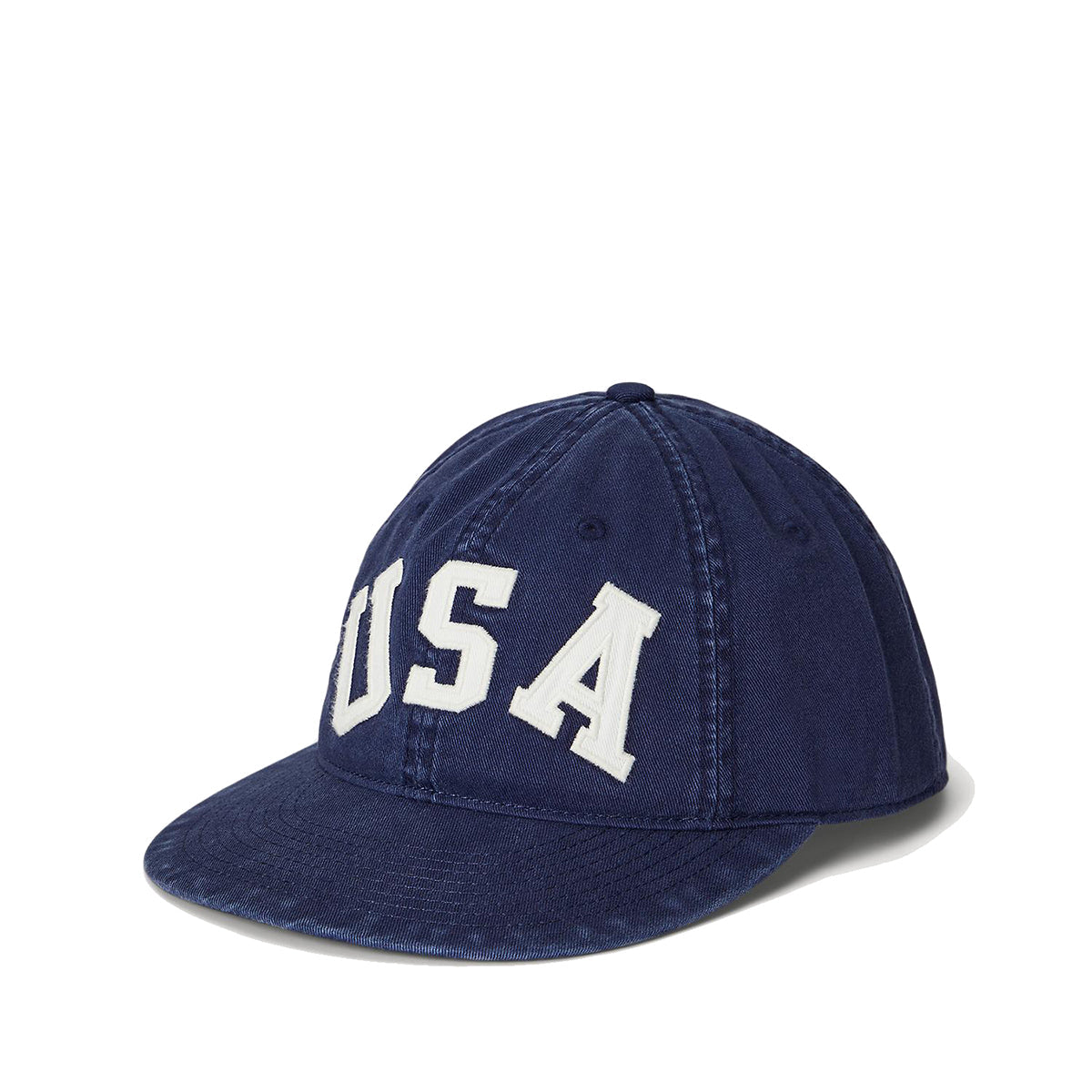 POLO RALPH LAUREN ”USA" AUTHENTIC BASEBALL CAP ポロ ラルフ ローレン "USA"ロゴ オーセンティック ベースボール キャップ MAPOHGS0J422245410【メンズ 帽子 キャップ コットンツイル フェルトアップリケ 25FW】