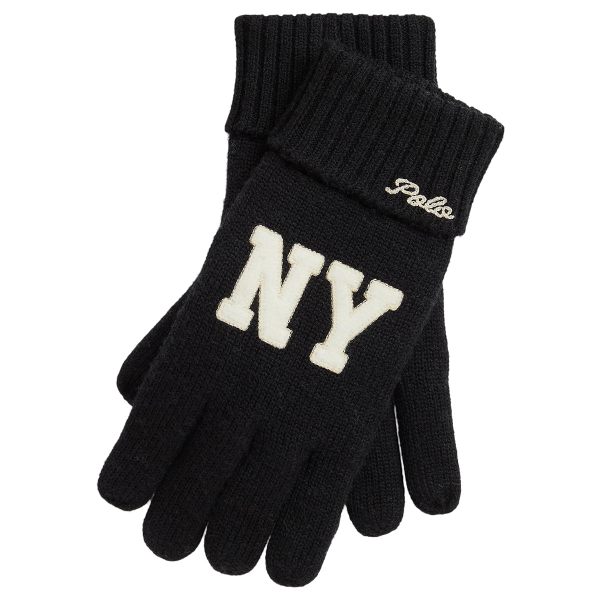 POLO RALPH LAUREN FLEECE LINED LETTERMAN GLOVE ポロ ラルフ ローレン フリース ライニング レターマングローブ MAPOHGS0J820317001【メンズ 手袋 25FW】