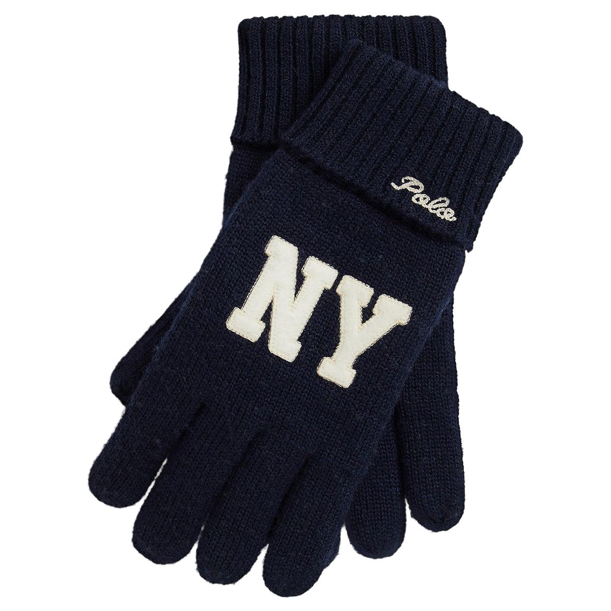 POLO RALPH LAUREN FLEECE LINED LETTERMAN GLOVE ポロ ラルフ ローレン フリース ライニング レターマングローブ MAPOHGS0J820318410【メンズ 手袋 25FW】