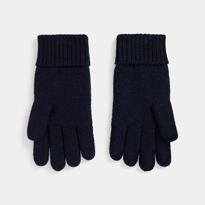 POLO RALPH LAUREN FLEECE LINED LETTERMAN GLOVE ポロ ラルフ ローレン フリース ライニング レターマングローブ MAPOHGS0J820318410【メンズ 手袋 25FW】