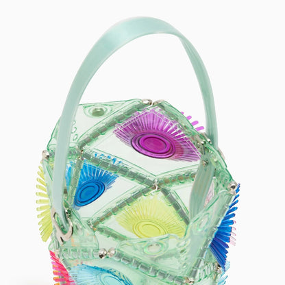 52 by HIKARUMATSUMURA SABOTEN MULTI ゴジュウニバイヒカルマツムラ サボテン マルチ 14BP005【レディース トートバッグ アイコンバッグ マグネット開け口 カラフル 25FW】