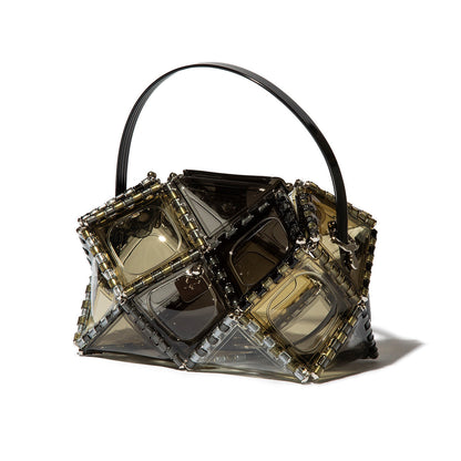 52 by HIKARUMATSUMURA CANDY SMOKY S ゴジュウニバイヒカルマツムラ キャンディスモーキーS 14BP037【レディース ハンドバッグ ショルダー 2WAY 軽量 PVC素材 25FW】