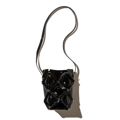 52 by HIKARUMATSUMURA MINI SHOULDER ゴジュウニバイヒカルマツムラ ミニショルダー 14BP046【レディース ショルダーバッグ  軽量 PVC素材 コンパクト 25FW】