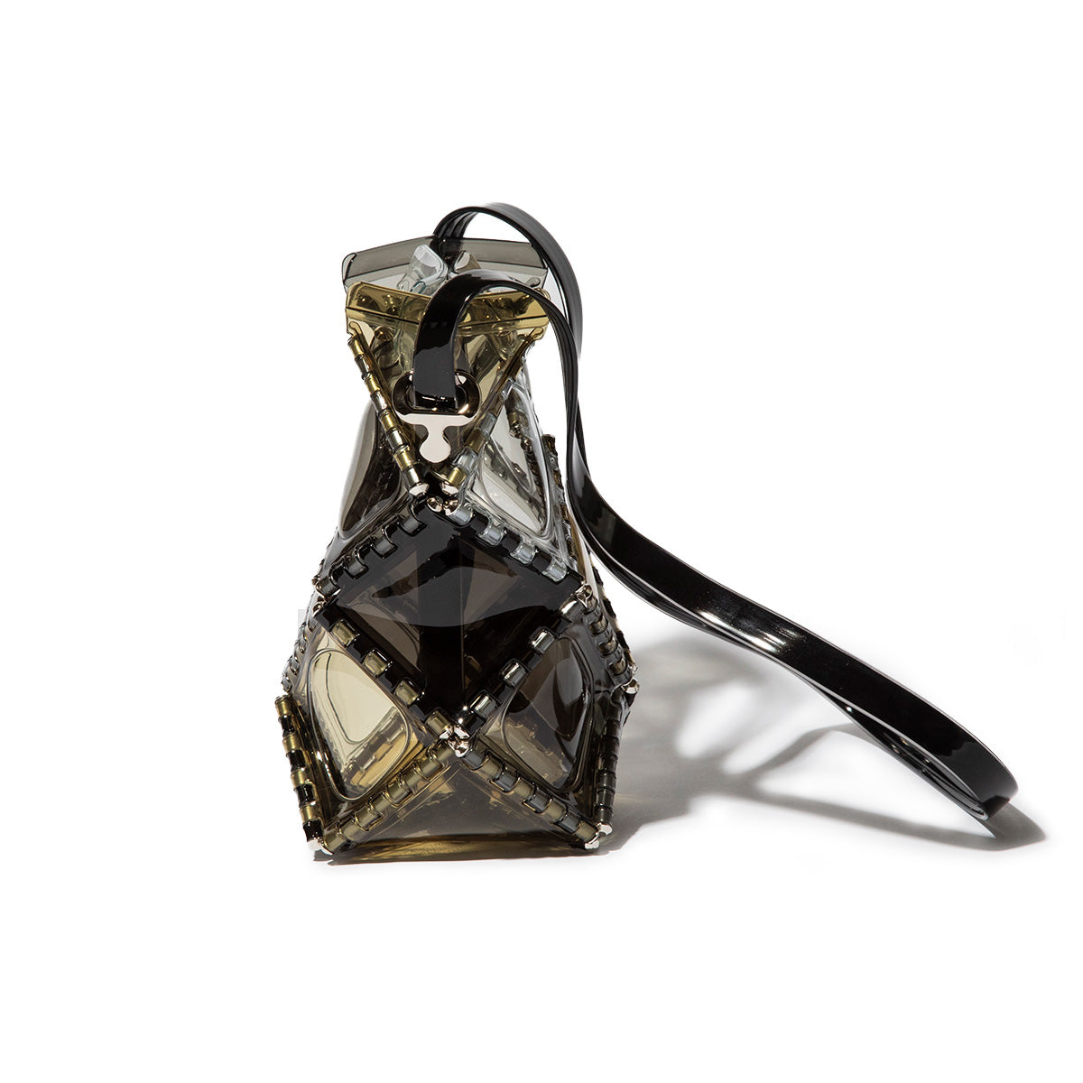 52 by HIKARUMATSUMURA MINI SHOULDER SMOKY ゴジュウニバイヒカルマツムラ ミニショルダー スモーキー 14BP046-GRY【レディース ショルダーバッグ  軽量 PVC素材 4WAY 25FW】