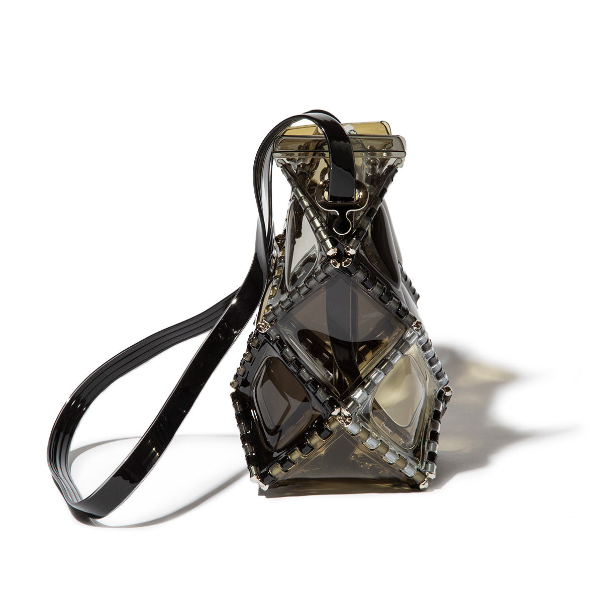 52 by HIKARUMATSUMURA MINI SHOULDER SMOKY ゴジュウニバイヒカルマツムラ ミニショルダー スモーキー 14BP046-GRY【レディース ショルダーバッグ  軽量 PVC素材 4WAY 25FW】