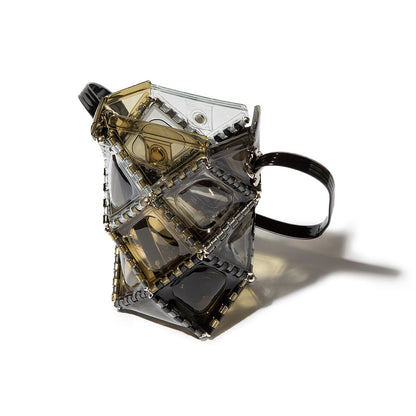 52 by HIKARUMATSUMURA MINI SHOULDER SMOKY ゴジュウニバイヒカルマツムラ ミニショルダー スモーキー 14BP046-GRY【レディース ショルダーバッグ  軽量 PVC素材 4WAY 25FW】