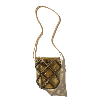 52 by HIKARUMATSUMURA MINI SHOULDER ゴジュウニバイヒカルマツムラ ミニショルダー 14BP046【レディース ショルダーバッグ  軽量 PVC素材 コンパクト 25FW】