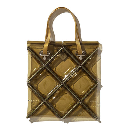 52 by HIKARUMATSUMURA FLAT TOTE MINI ゴジュウニバイヒカルマツムラ フラット トート ミニ 14BP047【レディース ミニトートバッグ ミニマル コンパクト 光沢感 25FW】