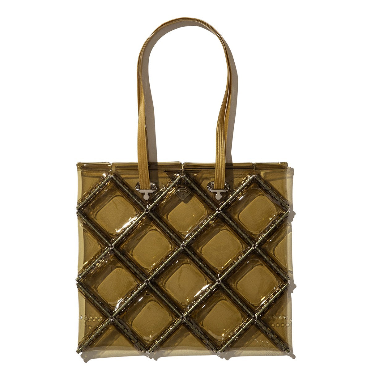 52 by HIKARUMATSUMURA FLAT TOTE ゴジュウニバイヒカルマツムラ フラット トート 14BP048【レディース トートバッグ クリアバッグ ミニマル コンパクト 光沢感 25FW】