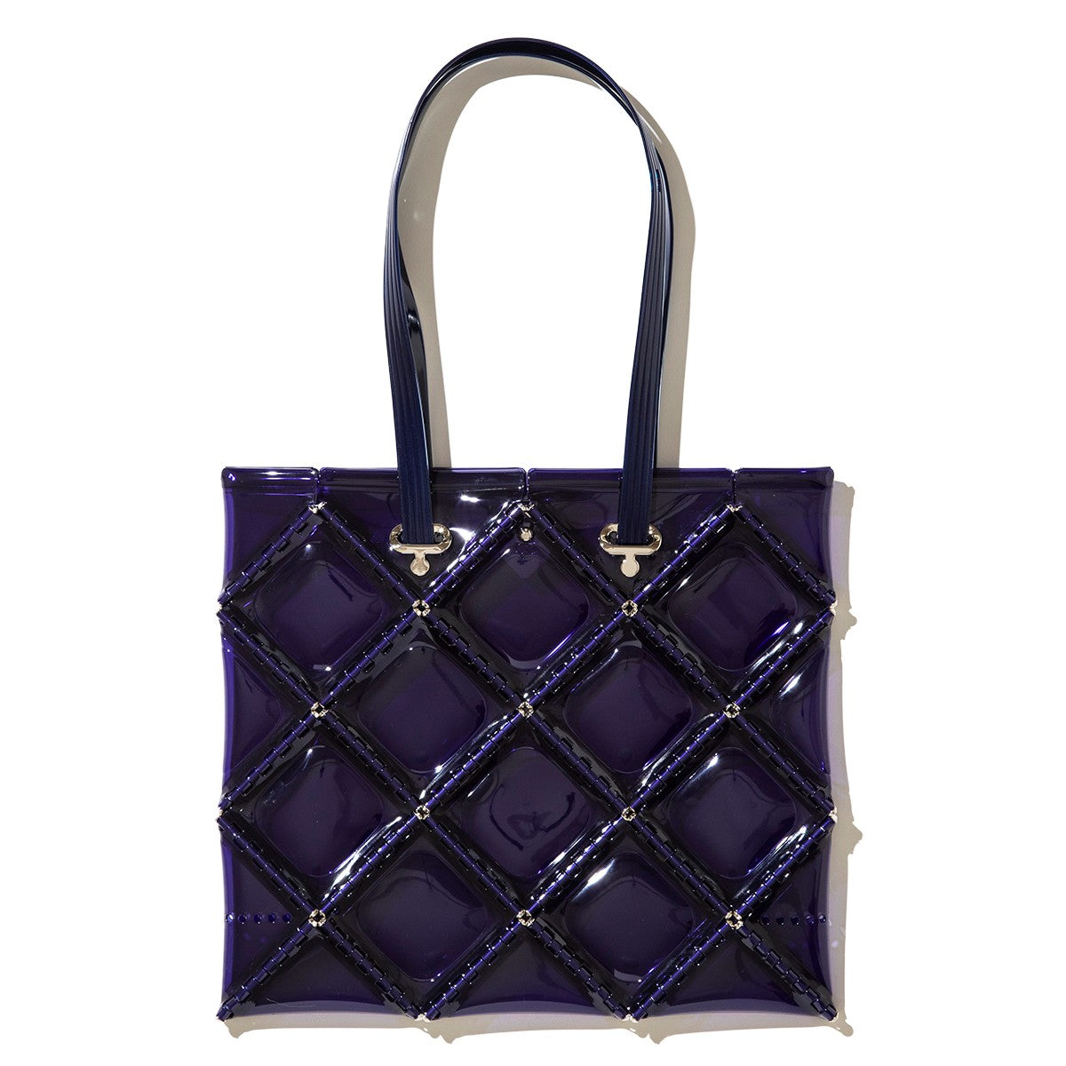 52 by HIKARUMATSUMURA FLAT TOTE ゴジュウニバイヒカルマツムラ フラット トート 14BP048【レディース トートバッグ クリアバッグ ミニマル コンパクト 光沢感 25FW】