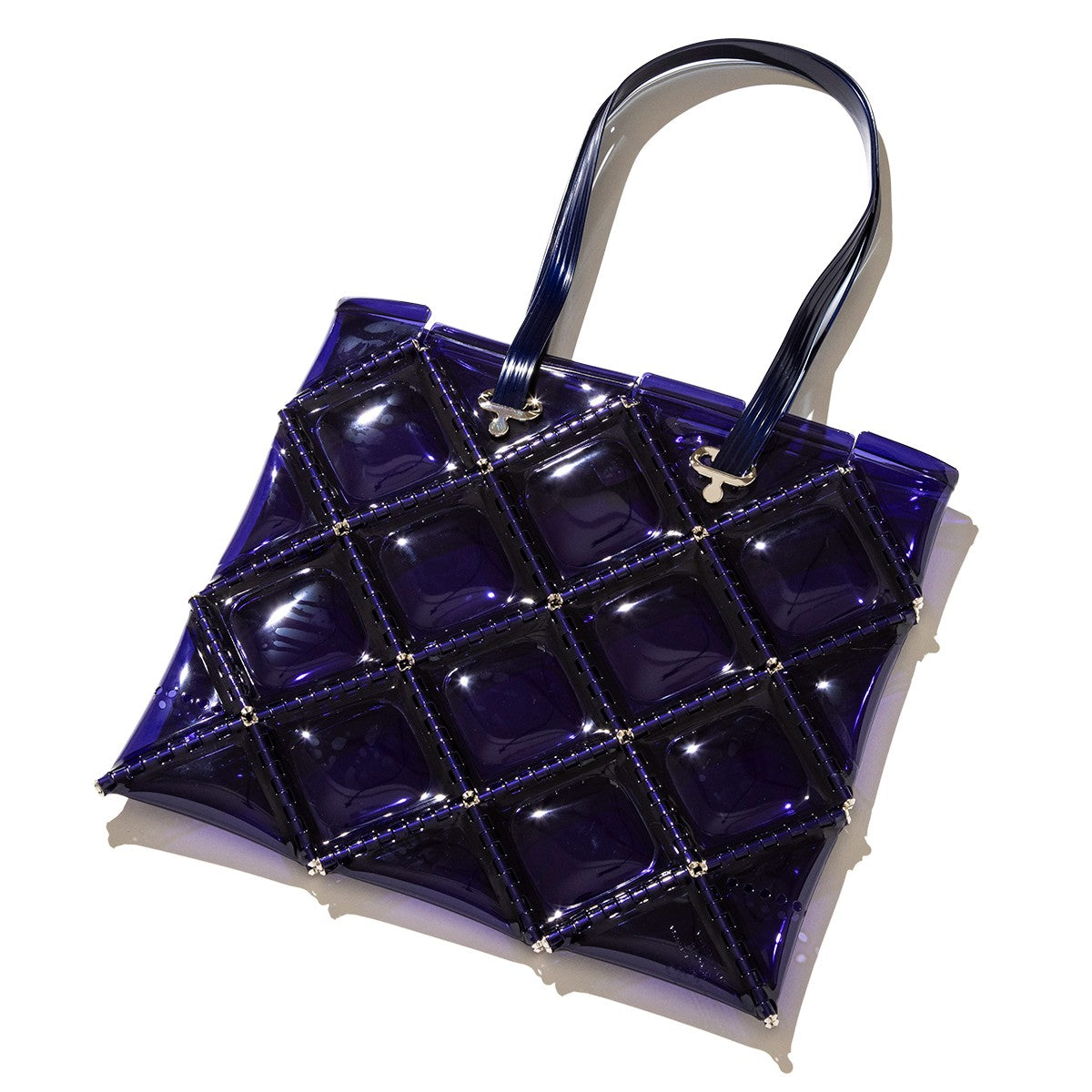 52 by HIKARUMATSUMURA FLAT TOTE ゴジュウニバイヒカルマツムラ フラット トート 14BP048【レディース トートバッグ クリアバッグ ミニマル コンパクト 光沢感 25FW】