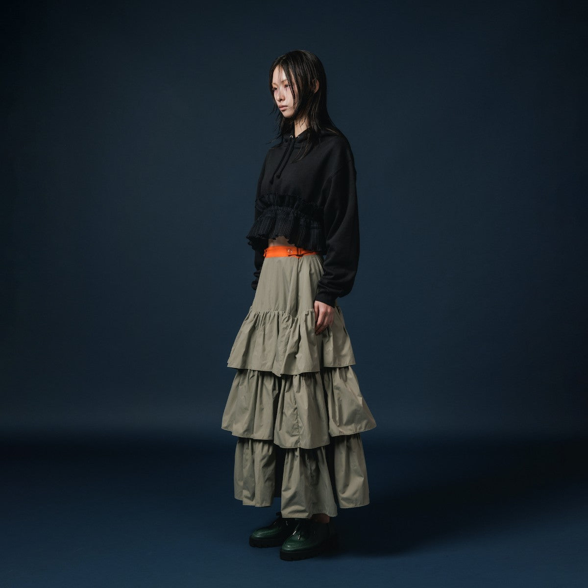 NON TOKYO NYLON TIEREDSKIRT NON-25A-0802 – Kinetics（キネティクス