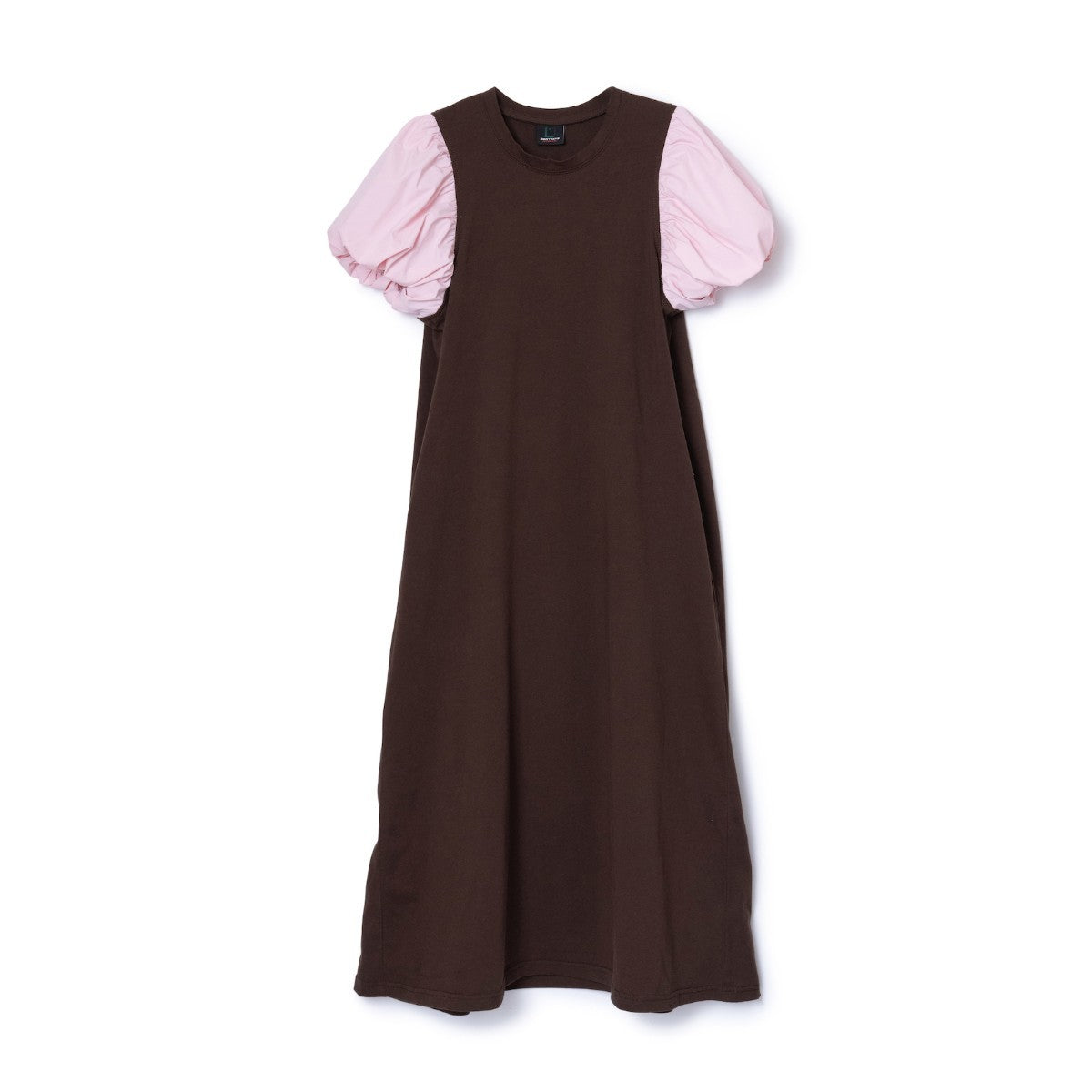 NON TOKYO BALLOON SLEEVE ONE-PIECE ノントーキョー バルーン スリーブ ワンピース NON-25A-0805【レディース Tシャツワンピース バルーンシルエット 天竺 ポケット付き 25FW】
