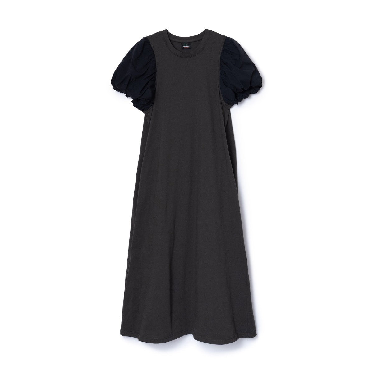 NON TOKYO BALLOON SLEEVE ONE-PIECE ノントーキョー バルーン スリーブ ワンピース NON-25A-0805【レディース Tシャツワンピース バルーンシルエット 天竺 ポケット付き 25FW】