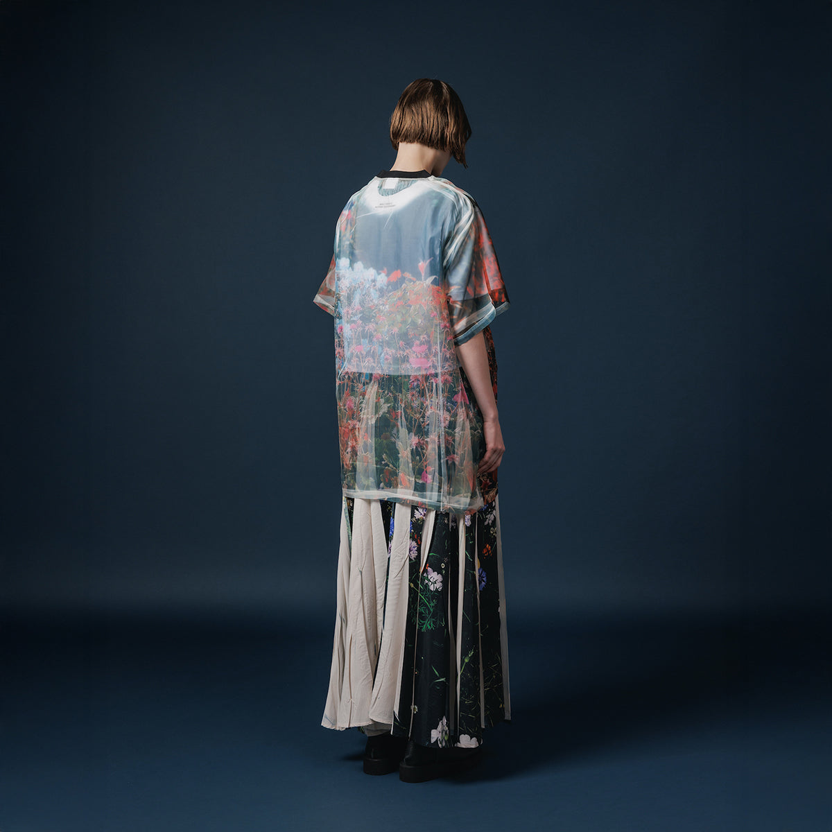 NON TOKYO DIRECT PRINT SHEER T-SHIRT ノントーキョー ダイレクトプリントシアーＴシャツ NON-25A-0808【レディース WOMENブランド 楽天NG 25FW】