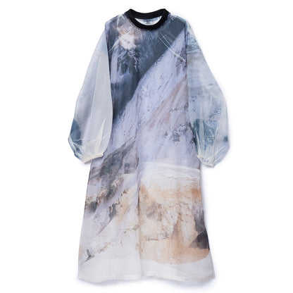 NON TOKYO DIRECT PRINT SHEER ONE-PIECE  ノントーキョー ダイレクトプリントシアーワンピース NON-25A-0809【レディース WOMENブランド 楽天NG 25FW】