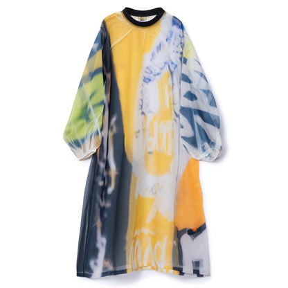 NON TOKYO DIRECT PRINT SHEER ONE-PIECE  ノントーキョー ダイレクトプリントシアーワンピース NON-25A-0809【レディース WOMENブランド 楽天NG 25FW】