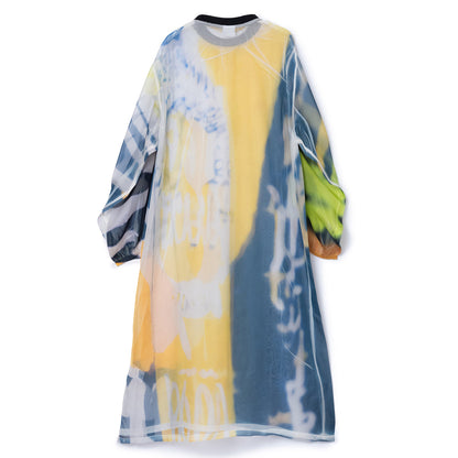 NON TOKYO DIRECT PRINT SHEER ONE-PIECE  ノントーキョー ダイレクトプリントシアーワンピース NON-25A-0809【レディース WOMENブランド 楽天NG 25FW】