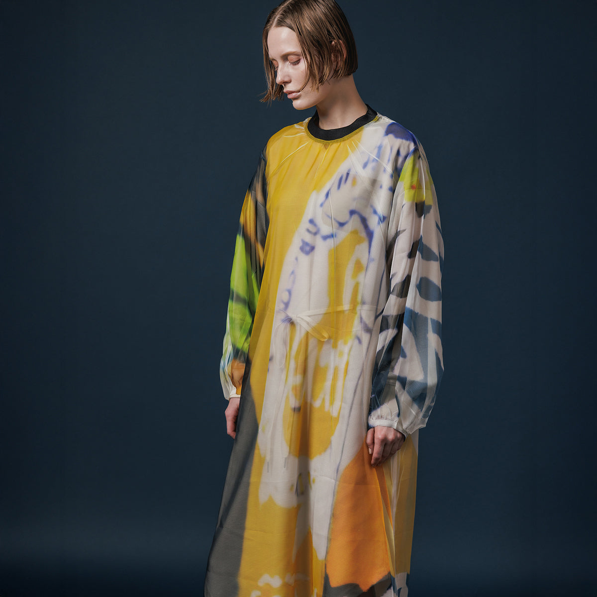 NON TOKYO DIRECT PRINT SHEER ONE-PIECE  ノントーキョー ダイレクトプリントシアーワンピース NON-25A-0809【レディース WOMENブランド 楽天NG 25FW】