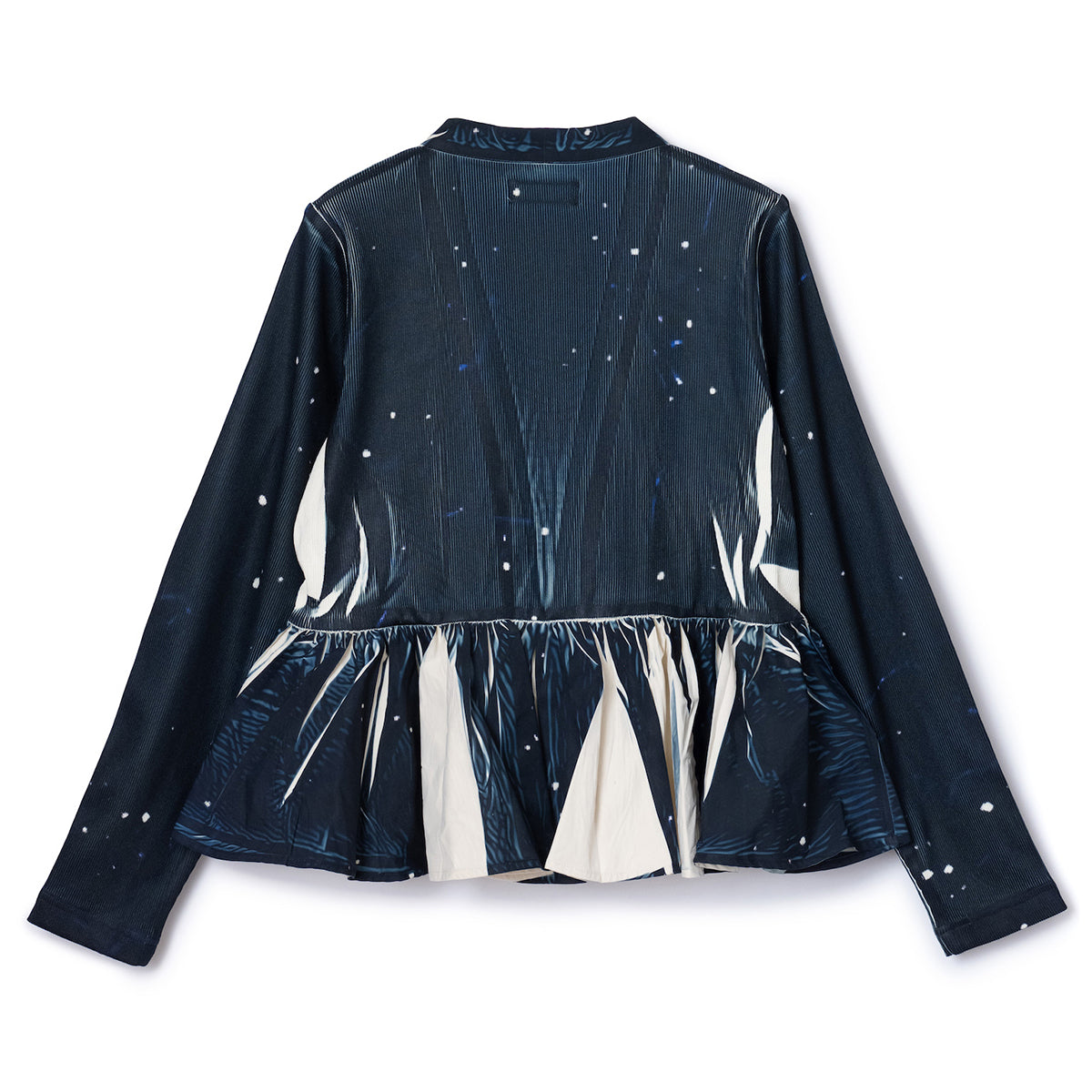 NON TOKYO DIRECT PRINT RIB GATHER CARDIGAN  ノントーキョー リブギャザーカーディガン NON-25A-0815【レディース WOMENブランド 楽天NG 25FW】