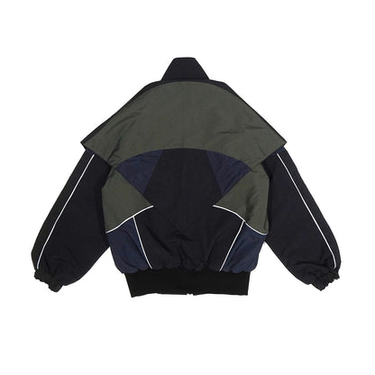 NON TOKYO REVERSIBLE SWITCHING BLOUSON & SCARF ノントーキョー リバーシブルスイッチングブルゾン&スカーフ NON-25A-0907【レディース リバーシブル ブルゾン バイカラー 25FW】