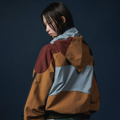 NON TOKYO REVERSIBLE SWITCHING BLOUSON & SCARF ノントーキョー リバーシブルスイッチングブルゾン&スカーフ NON-25A-0907【レディース リバーシブル ブルゾン バイカラー 25FW】