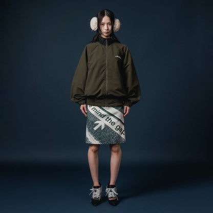 NON TOKYO REVERSIBLE SWITCHING BLOUSON & SCARF ノントーキョー リバーシブルスイッチングブルゾン&スカーフ NON-25A-0907【レディース リバーシブル ブルゾン バイカラー 25FW】