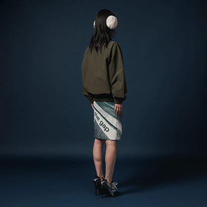 NON TOKYO REVERSIBLE SWITCHING BLOUSON & SCARF ノントーキョー リバーシブルスイッチングブルゾン&スカーフ NON-25A-0907【レディース リバーシブル ブルゾン バイカラー 25FW】