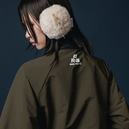 NON TOKYO REVERSIBLE SWITCHING BLOUSON & SCARF ノントーキョー リバーシブルスイッチングブルゾン&スカーフ NON-25A-0907【レディース リバーシブル ブルゾン バイカラー 25FW】