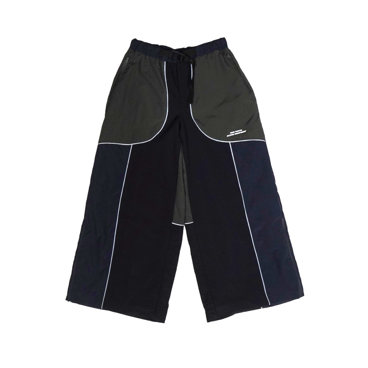 NON TOKYO SWITCHING NYLON PANTS ノントーキョー スイッチングナイロンパンツ NON-25A-0908【レディース ナイロンパンツ リフレクター反射 サイドジップ 25FW】