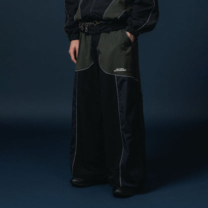 NON TOKYO SWITCHING NYLON PANTS ノントーキョー スイッチングナイロンパンツ NON-25A-0908【レディース ナイロンパンツ リフレクター反射 サイドジップ 25FW】