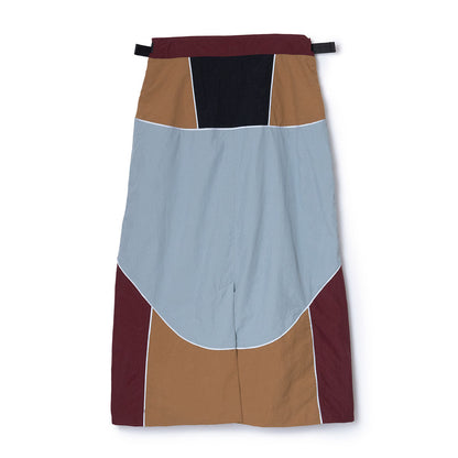 NON TOKYO SWITCHING NYLON SKIRT ノントーキョー スイッチングナイロンスカート NON-25A-0909【レディース ナイロンスカート リフレクター反射 メッシュ裏地 25FW】