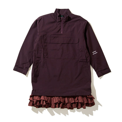 FRILL LAYER NYLON ONE-PIECE