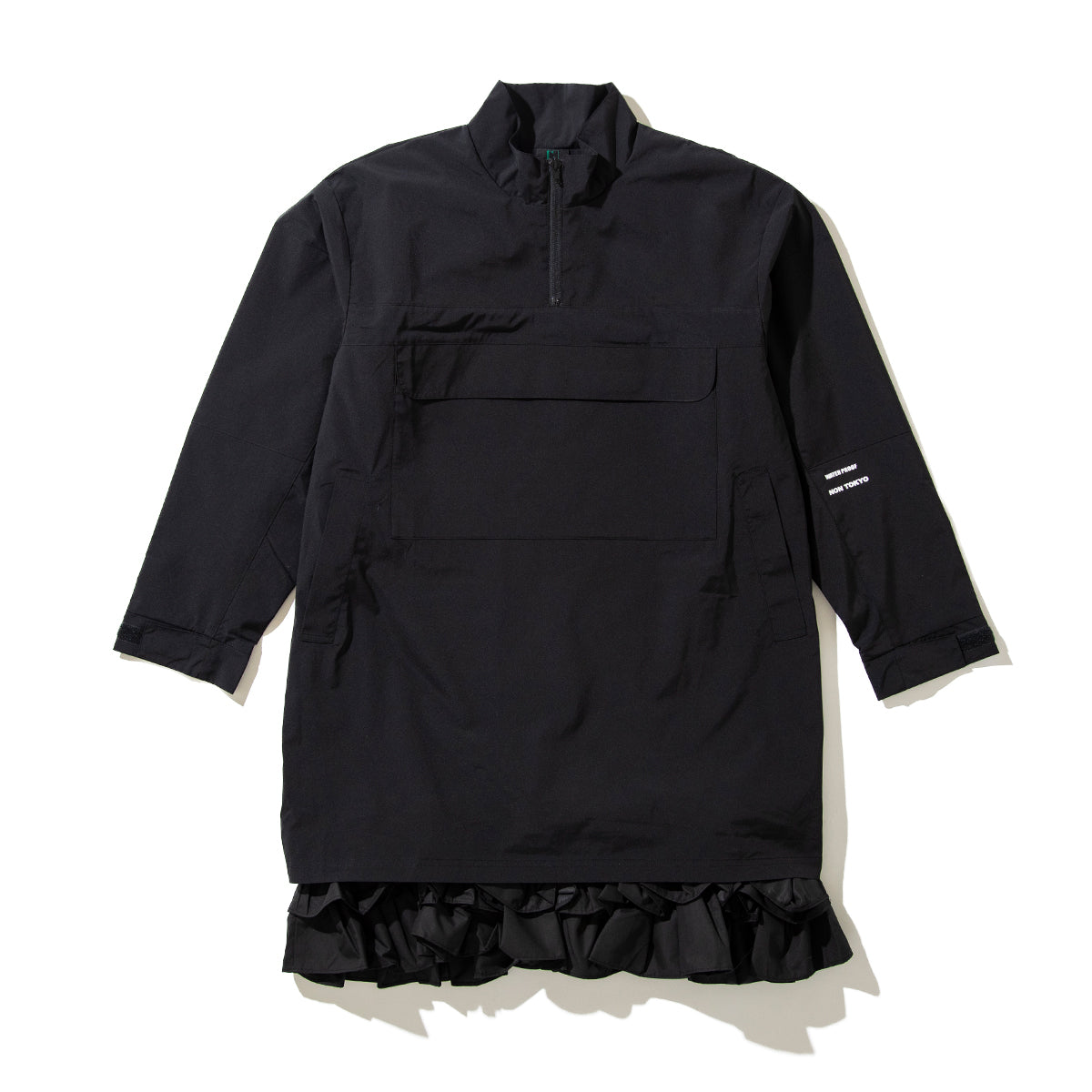 FRILL LAYER NYLON ONE-PIECE